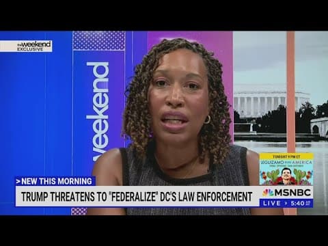 Mayor Bowser responds to Trump's federal takeover threats