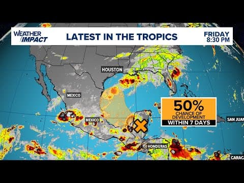 Tropical update: Several spots we're watching, including one heading for the Gulf next week