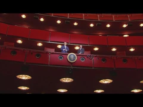 Trump visits the Kennedy Center as he puts his mark on the national arts institution