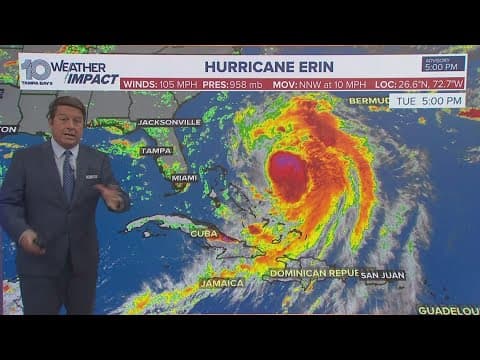 Tracking the Tropics: Hurricane Erin pounding East Coast with dangerous surf