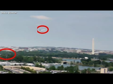 WATCH: Black Hawk helicopter on way to Pentagon causes plane to abort landing at DCA