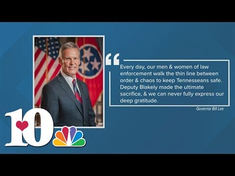 Governor Bill Lee on Deputy Blakely