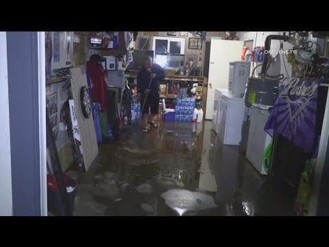 Water main break damages homes and cars in Nestor