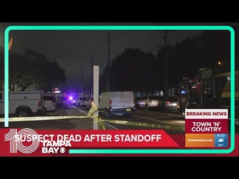 Deputies: Armed man barricaded inside Town 'n' Country apartment dead after apparent self-inflicted