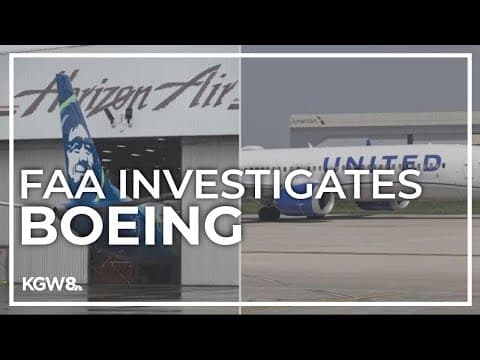FAA launches investigation after door plug blowout on Boeing 737 MAX 9