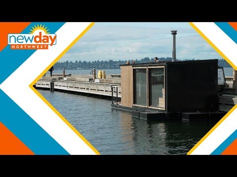 Inside Washington's first public floating sauna - New Day NW