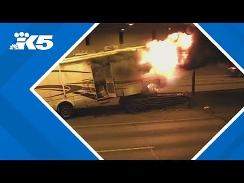 Flammable cargo restriction placed on Mount Baker tunnel after RV fire