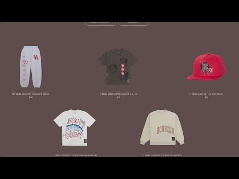 Travis Scott debuts college gear collection
