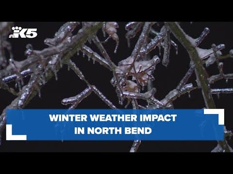 Winter weather impact in North Bend