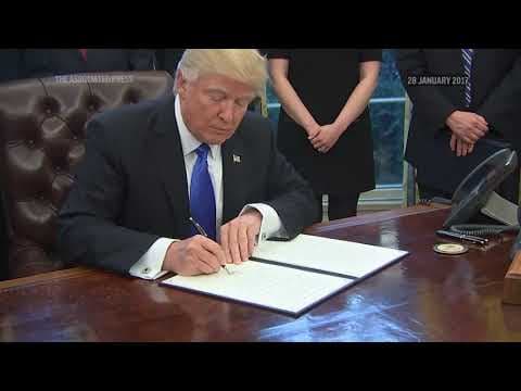 Trump announces travel ban and restrictions set to go into effect Monday