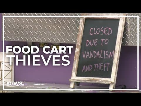 Thieves hit Central Eastside food cart