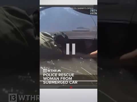 First responders rescue woman from submerged vehicle in Hamilton County