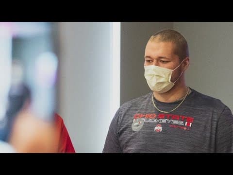 Ohio State football player opens up about battle with bone cancer, road to recovery