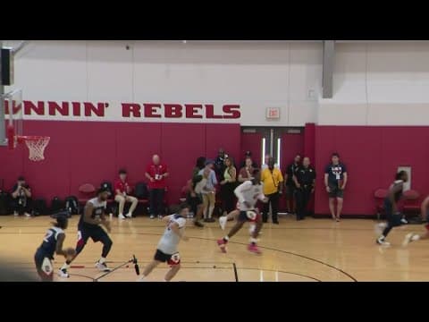 Team USA men's basketball practices in Vegas