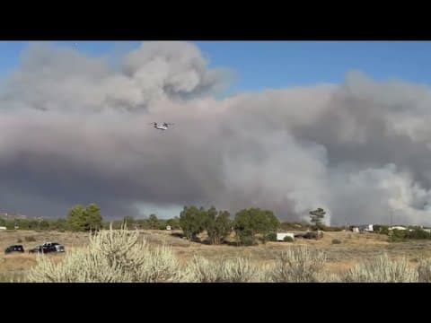 Nixon Fire smoke seen from San Diego County