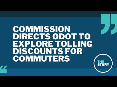 Tolling could get cheaper over time. It's probably not going away, though