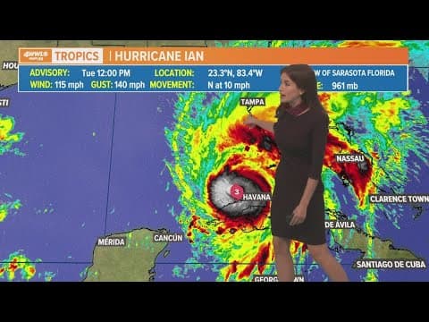 Major Hurricane Ian heading towards Florida and East Coast, another wave forming in Atlantic