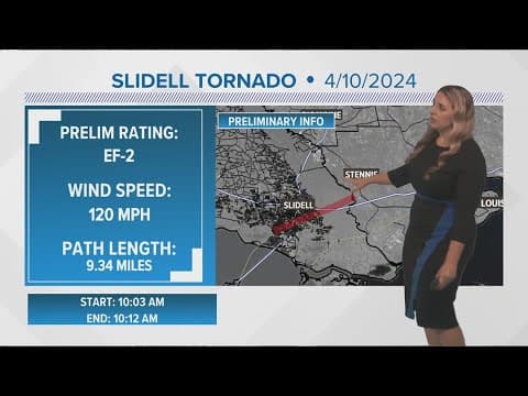 NWS determines strength path Of Slidell tornado