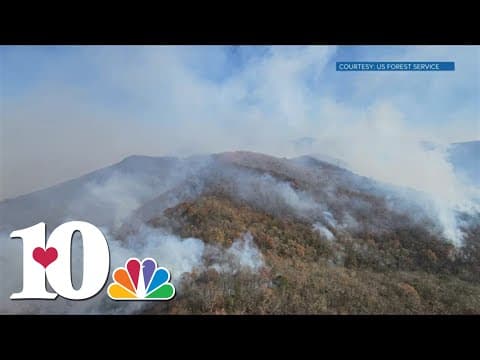Crews fighting several wildland fires in Cherokee National Forest, one investigated as arson