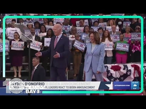 Florida Democrats focus on Vice President Kamala Harris for the Democratic nominee