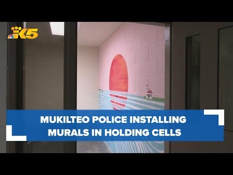 Mukilteo Police Department installing murals in holding cells