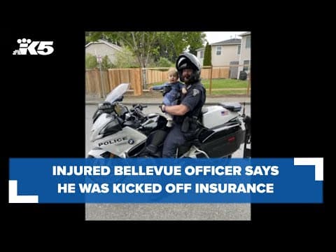 Bellevue officer injured on the job says he's been kicked off health insurance plan