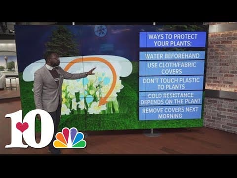 Weather Wednesday: Lowering temps and how to protect your plants