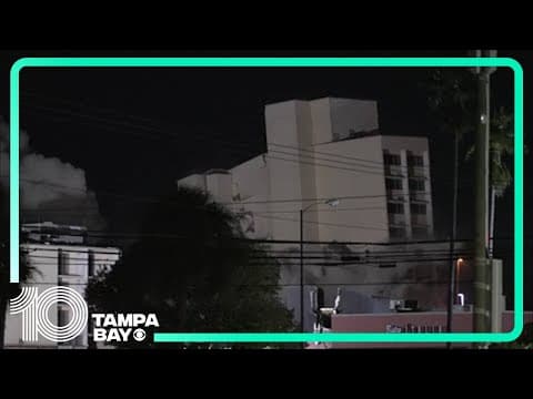 Old DoubleTree Hotel in Tampa demolished overnight