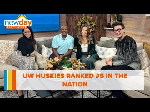 Hot Topics: UW Huskies ranked #5 in the nation - New Day NW