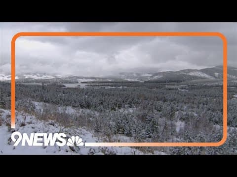 Visitors surprised at Colorado's first snow of the season