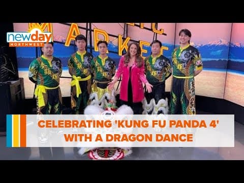 Celebrating 'Kung Fu Panda 4' with a dragon dance - New Day NW
