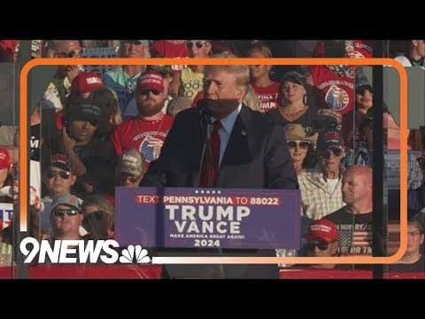 Trump returns to site of Pennsylvania assassination attempt for a major swing-state rally