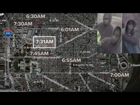 Police search for suspects wanted for spree of robberies in DC