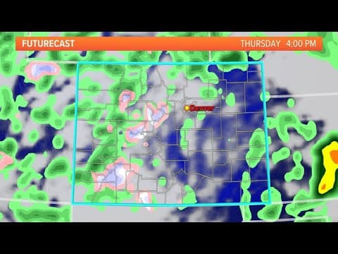 Denver forecast: Scattered showers, thunderstorms possible this afternoon