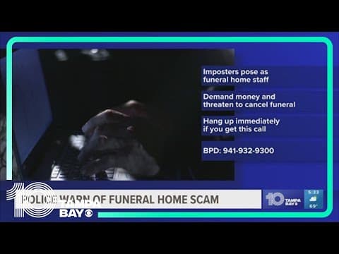 Bradenton police warn of scammers targeting grieving families