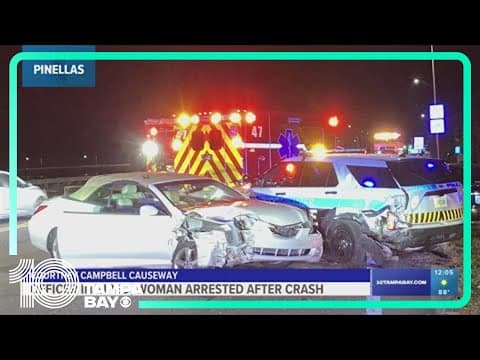 Clearwater PD: Woman arrested on DUI charges following crash
