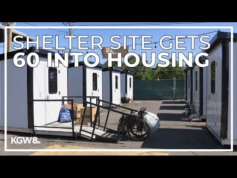 Southeast Portland shelter site reports getting 60 people into permanent housing