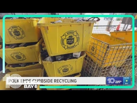 Polk County ending curbside recycling after 2 decades, but bringing other green initiatives online