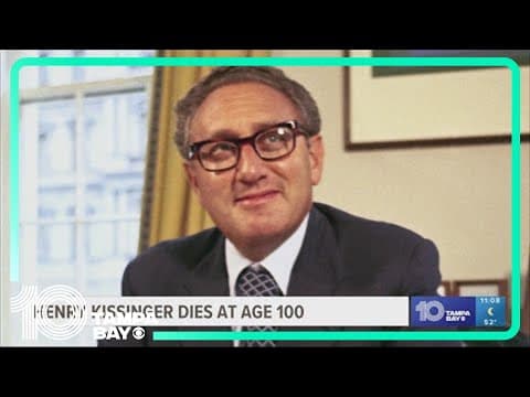 Former Secretary of State Henry Kissinger dies