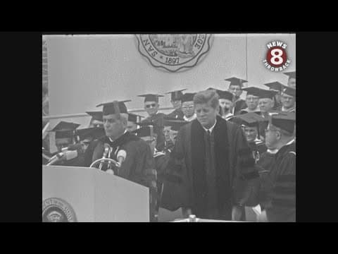 President John F. Kennedy at San Diego State College June 1963