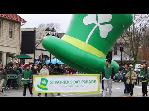Road closures in Dublin during St. Patrick's Day festivities
