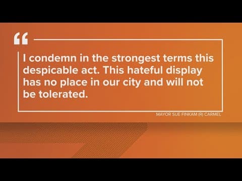 Police investigating after hate symbol left at Carmel home