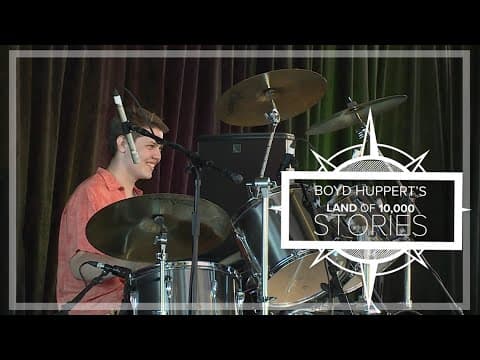 At age 7, he was a drumming phenom in a polka band. 10 years later, congrats are in order for Chris