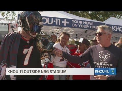 KHOU 11 outside NRG Stadium as Texans get ready to take on Colts