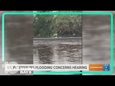 St. Pete residents can share flooding concerns with state and federal reps