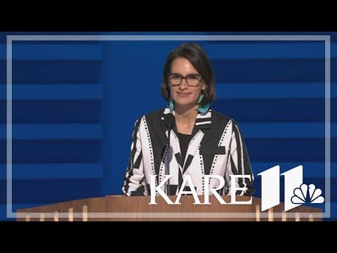 Minnesota Lt. Gov. Peggy Flanagan delivers DNC welcome remarks