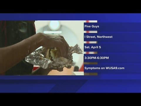 Person with confirmed case of measles visited this DC Five Guys while contagious