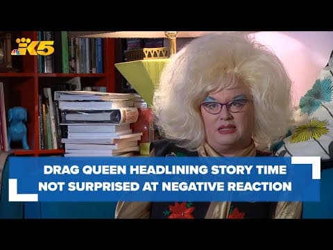 Drag queen headlining story time event sad, but not surprised at negative reaction