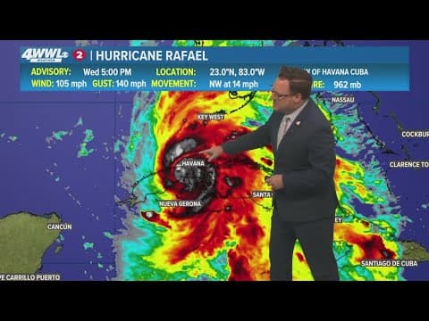 Hurricane Rafael makes landfall in Cuba