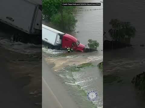 New video shows Central Texas flood damage #shorts